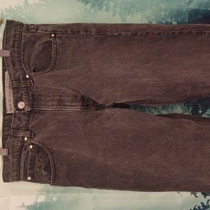 LEVI'S men's denim Silver Tab style 32W 32L faded black vintage jeans